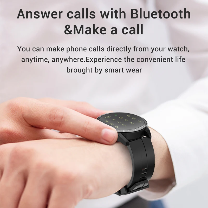 G20 Smartwatch 2021 Men Bluetooth Call Heart Rate ECG Blood Pressure Custom Dial 1.28 Inch Smart Watch For Android IOS VS LF26 |