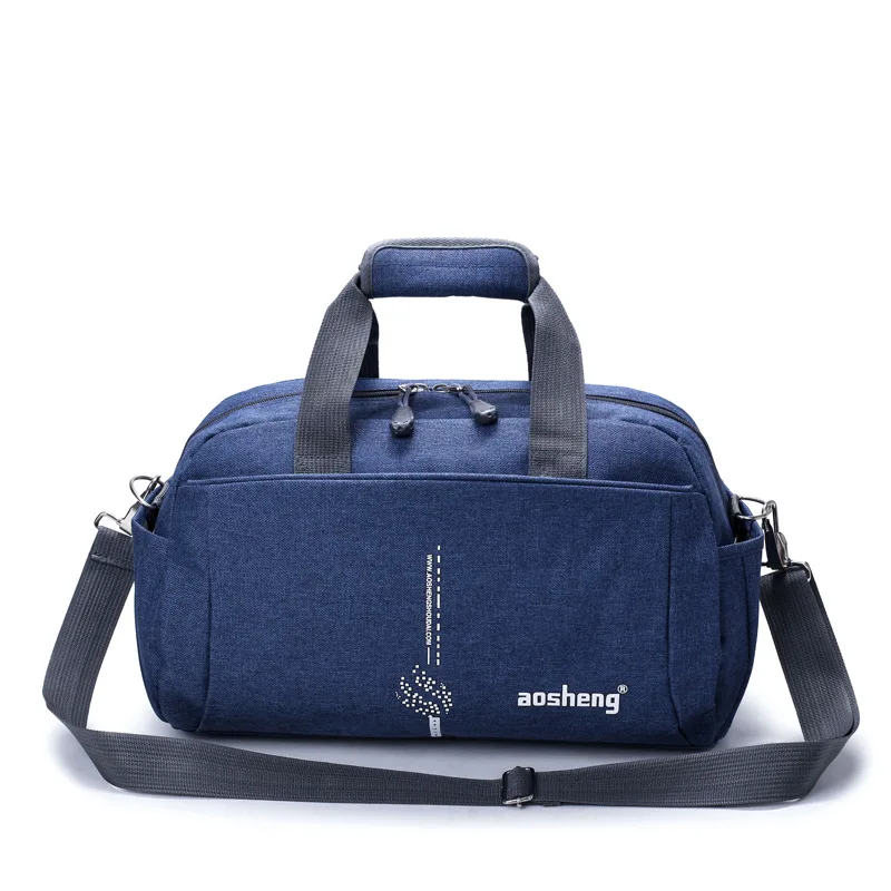 Dark-Blue-big Новая спортивная сумка для фитнеса Мужская и Женская дорожная сумка на короткие расстояния Сумка Большая вместительная сумка для йоги диагональная посылка Удобная - Цвет: Dark-Blue-big
