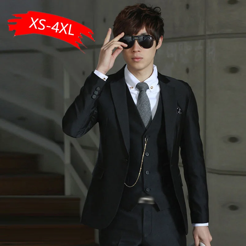 Роскошные мужские свадебные 2 шт. костюм для мальчиков блейзеры зауженный мужчин