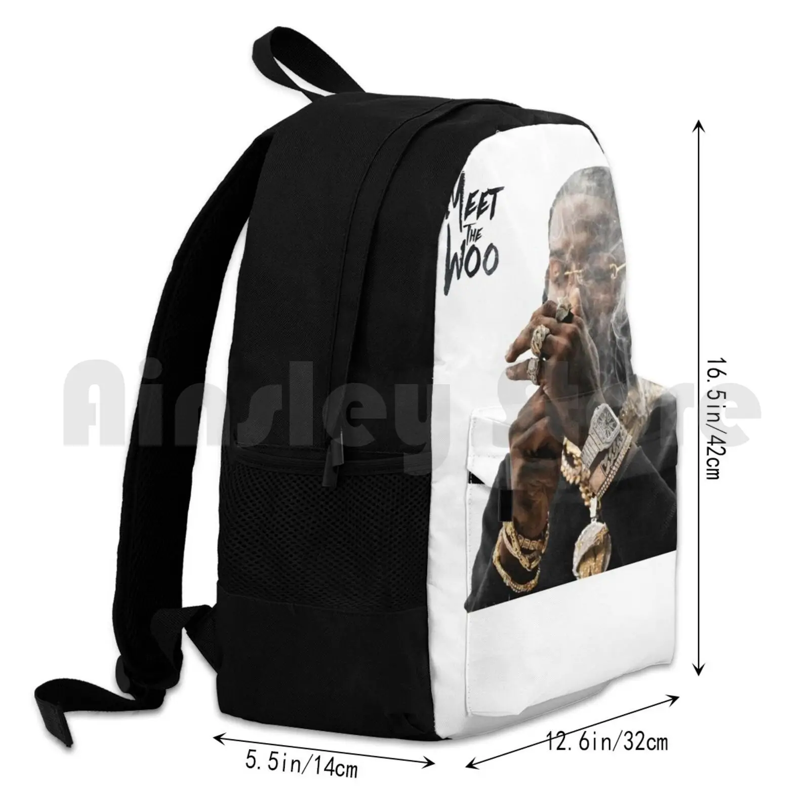 Поп дым Meet The Woo наружный походный рюкзак для верховой езды альпинизма спортивная