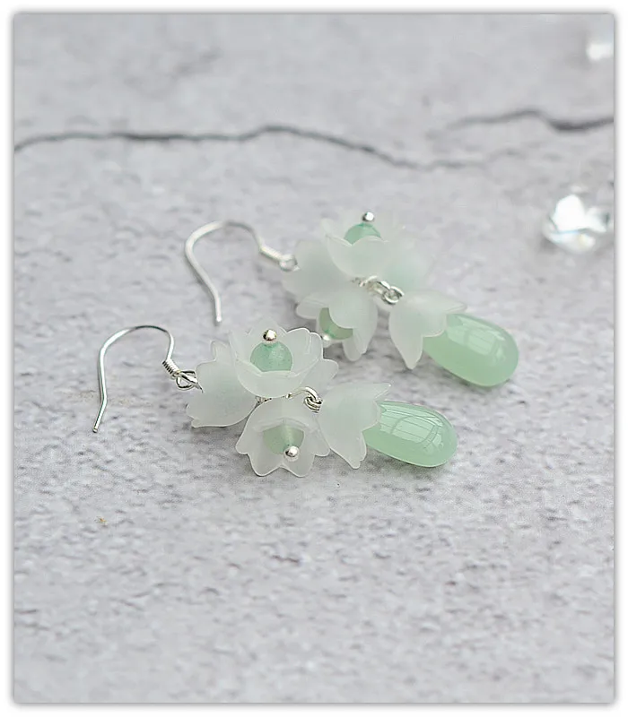 Серьги-гвоздики в стиле ретро из серебра 925 пробы | Украшения и аксессуары