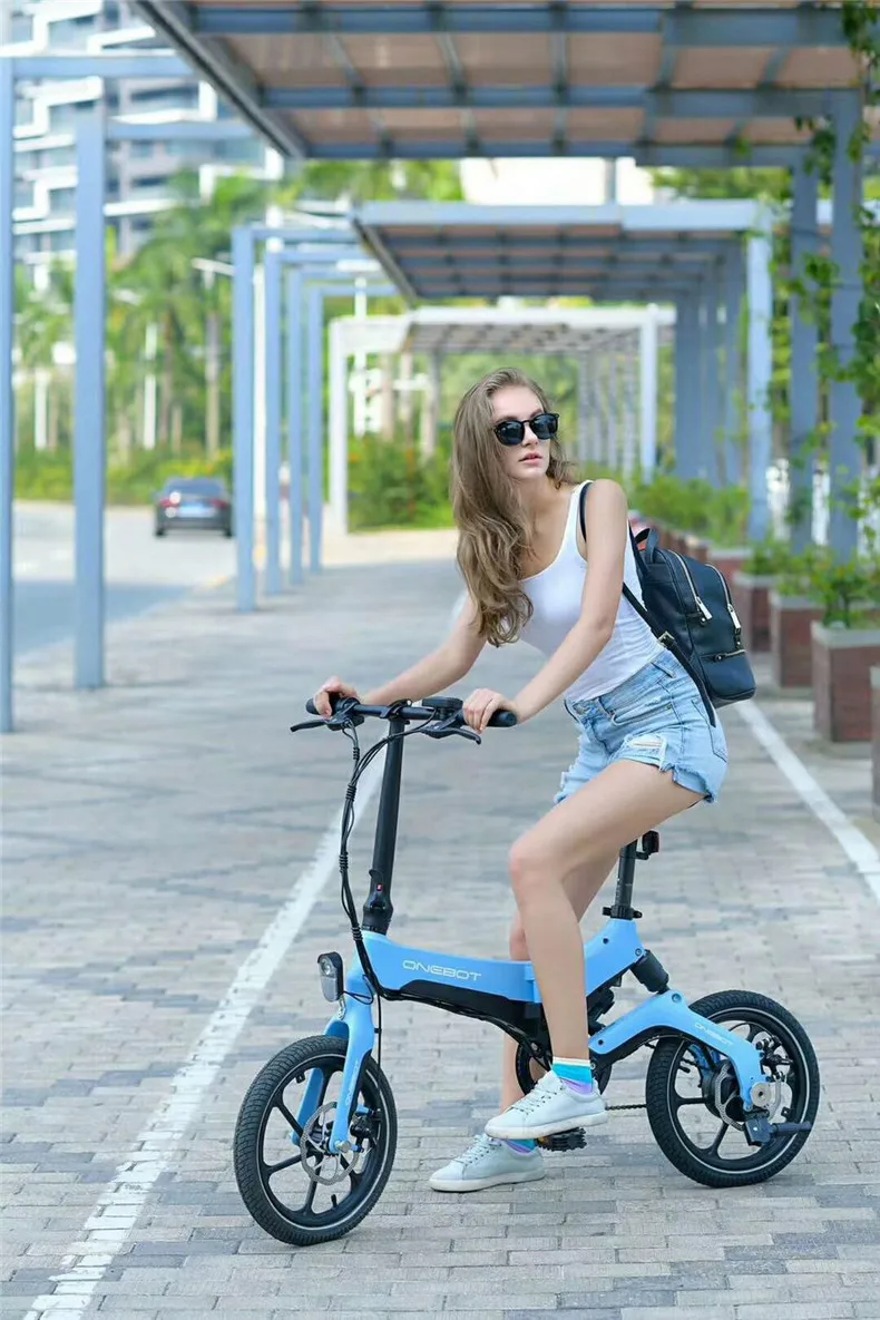 16 дюймов складной электрический велосипед легкий сплав ebike 36V250W рама подвеска Скрытая литиевая батарея мини умный велосипед