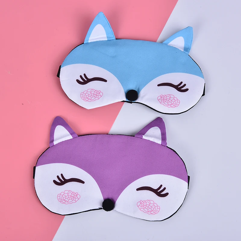 

Sleep Eye Mask Eyeshade Cotton Fox Eyepatch Cute Eye Cover Rest Eye Band Sleeping Aid Kids Eye Blindfolds Travel Sleeping Mask