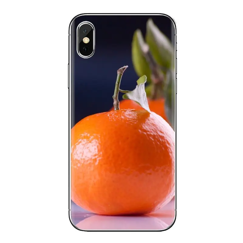 Food Wallpaper Tangerine For Xiaomi Redmi 4 3 3S Pro Mi3 Mi4 Mi4i Mi4C Mi5 Mi5S Mi Max Note 2 Transparent Soft Cases Covers |