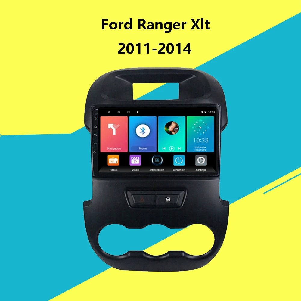 9 дюймов 2 din Автомобильный мультимедийный плеер Android 8 1 Wifi GPS навигация для Ford Ranger