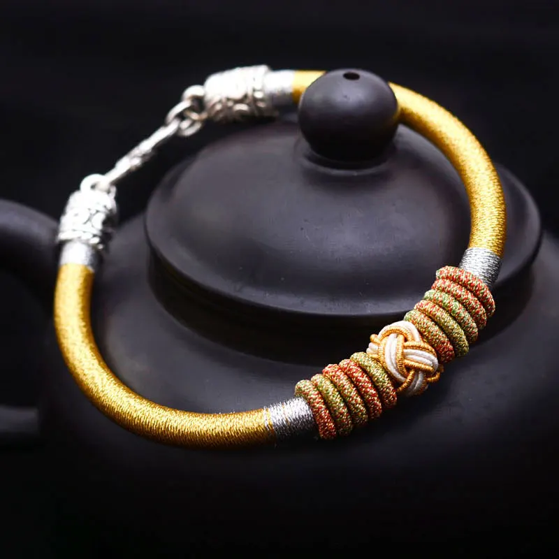 Модная новинка стиль &quotНациональный ветер&quot тибетская Серебряная Веревка с