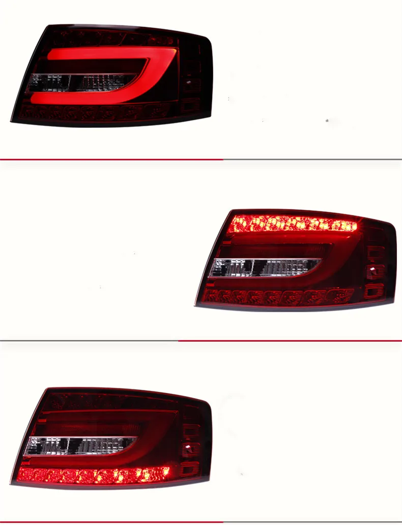 Светодиодный задсветильник для Audi A6L 2005 2008 автомобильный Стайлинг тормозной