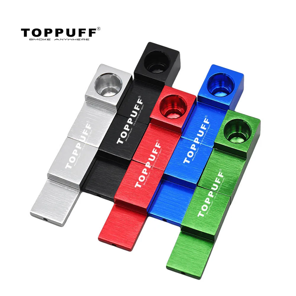 Трубка для курения TOPPUFF Магнитная Складная алюминиевая 77 мм креативная