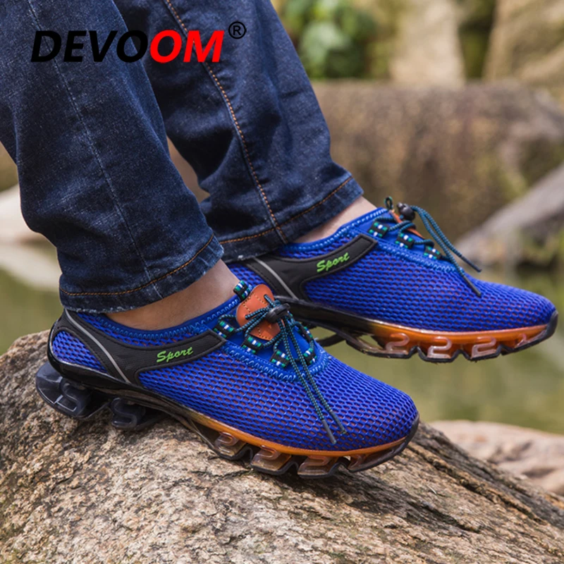 Кроссовки мужские сетчатые для активного отдыха тактическая обувь