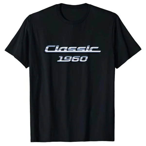 

Gift for 60 Year Old: Vintage Classic Car 1960 60th Birthday T-Shirt