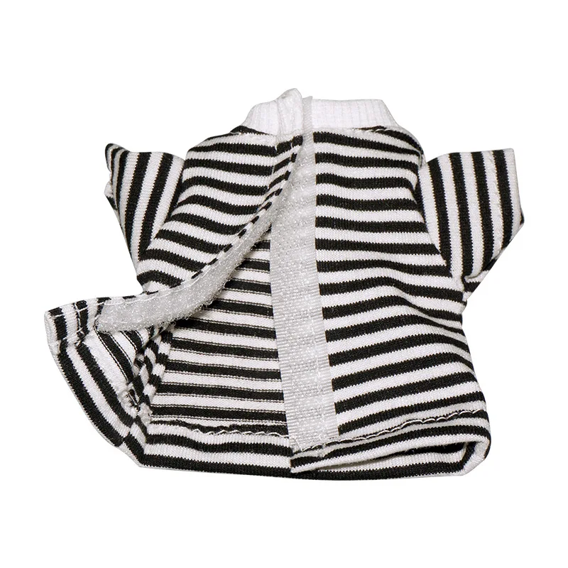 Комбинезоны для кукол BJD 30 см Одежда 1/6 футболка в полоску джинсовые шорты с