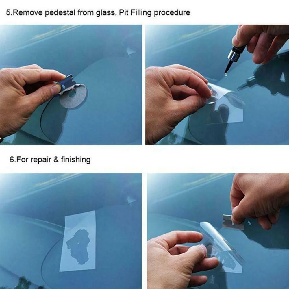 

Accessories Repair Fluid Kit Window Crack Recovery Automotive Reliable
