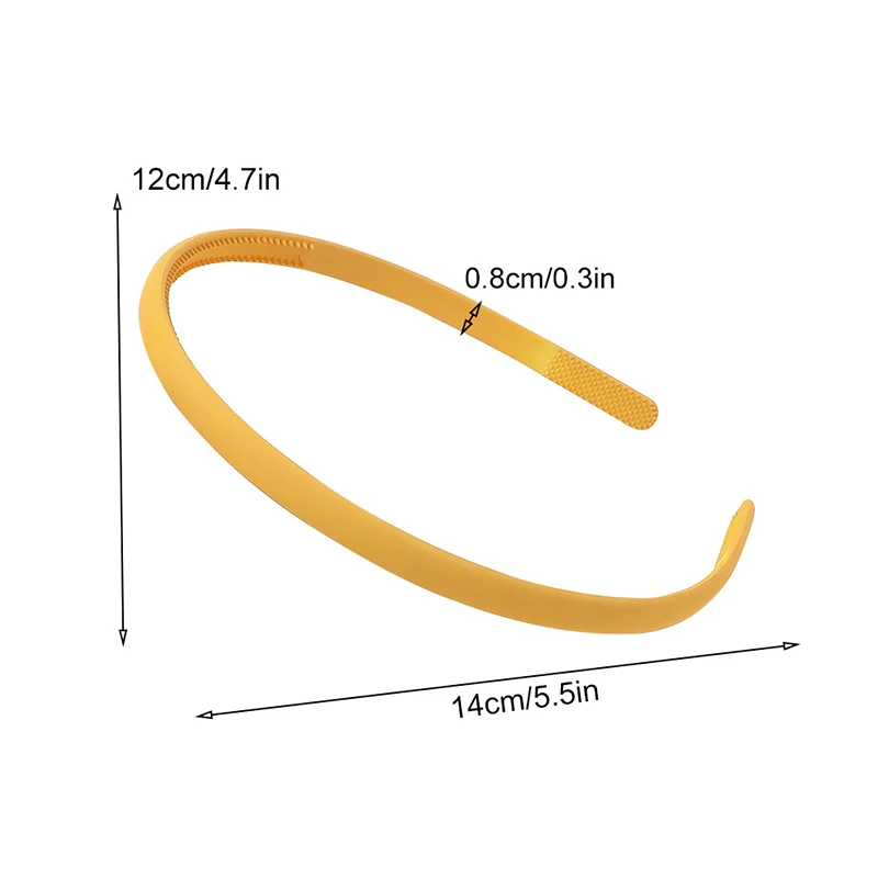

Candy Color Thin Hair Band Fashion Charm Headpiece Headband Frosted Hair Hoops Hair Accessories For Women Girls Simple Headwear
