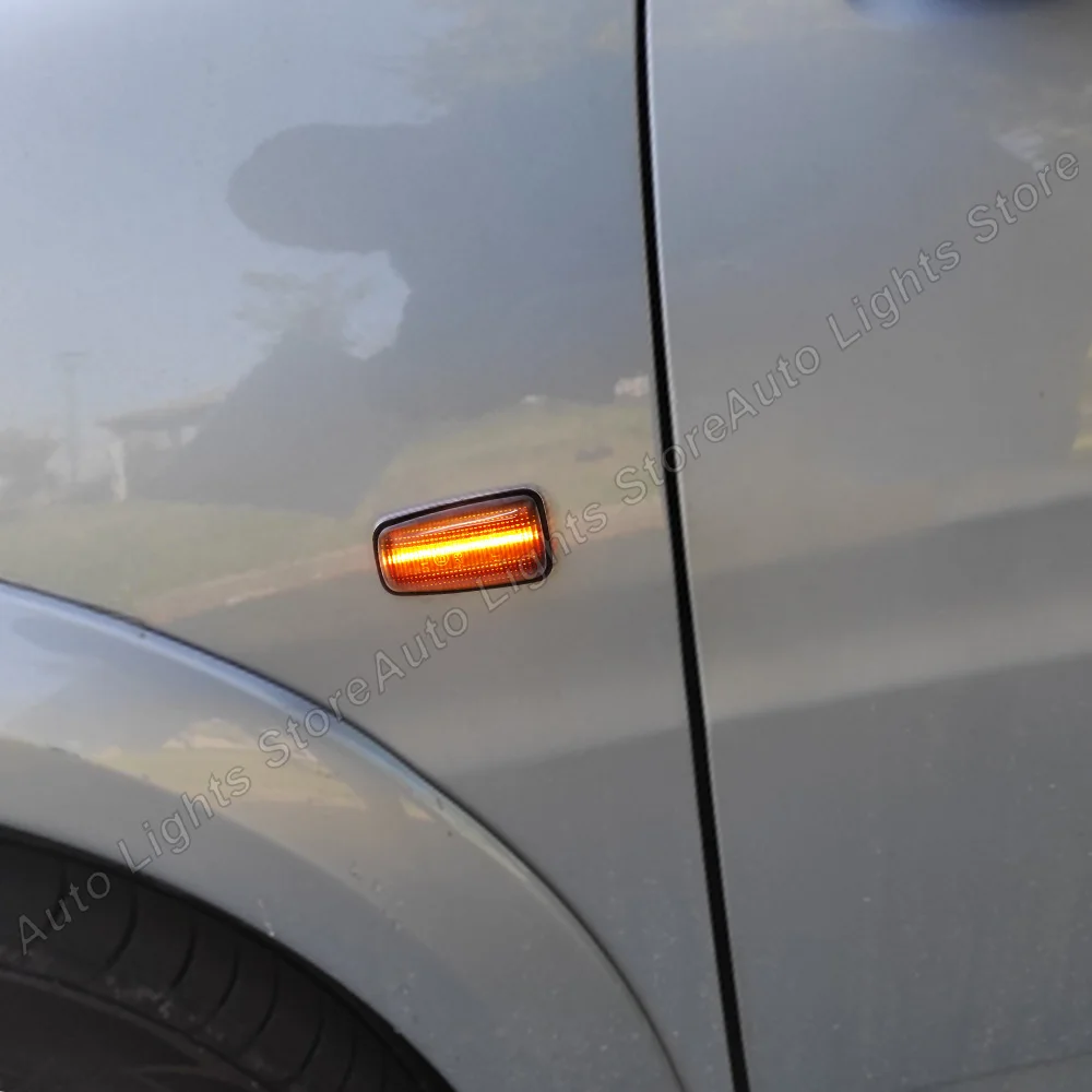 Светодиодные динамичессветодиодный поворотники 2 шт. боковые габаритные огни