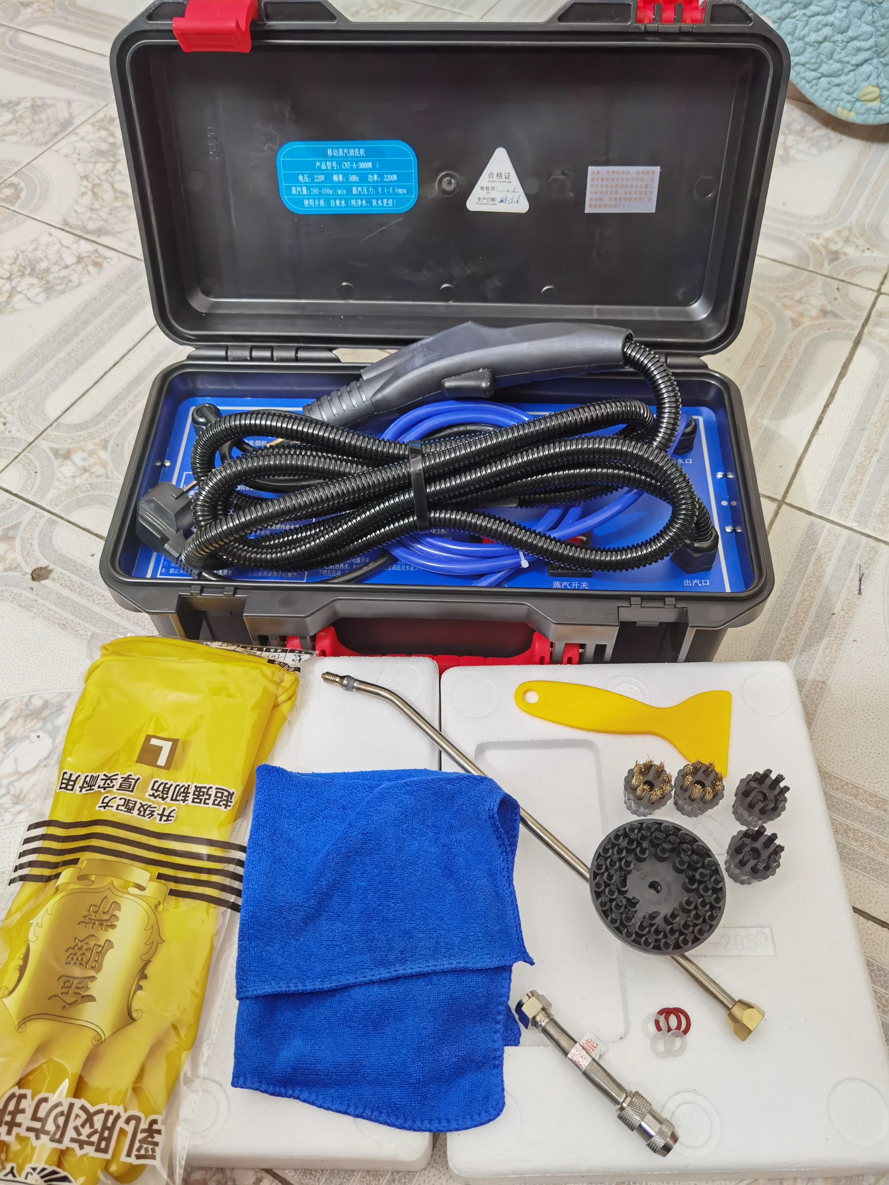 

110V 220V Commercial Household 3KW Steam Cleaner Air Conditioning Kitchen Hood Car Steaming Cleaner Used With Alkaline Cleaning