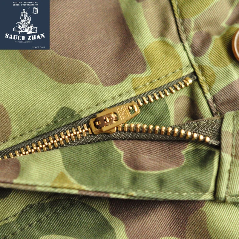 SauceZhan утиный Охотник короткие брюки военные карго шорты мужские хлопковые