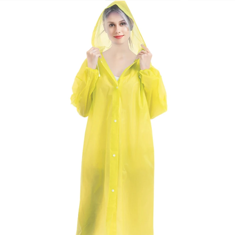 Дождевик из ЭВА для женщин и мужчин утепленный водонепроницаемый дождевик пончо