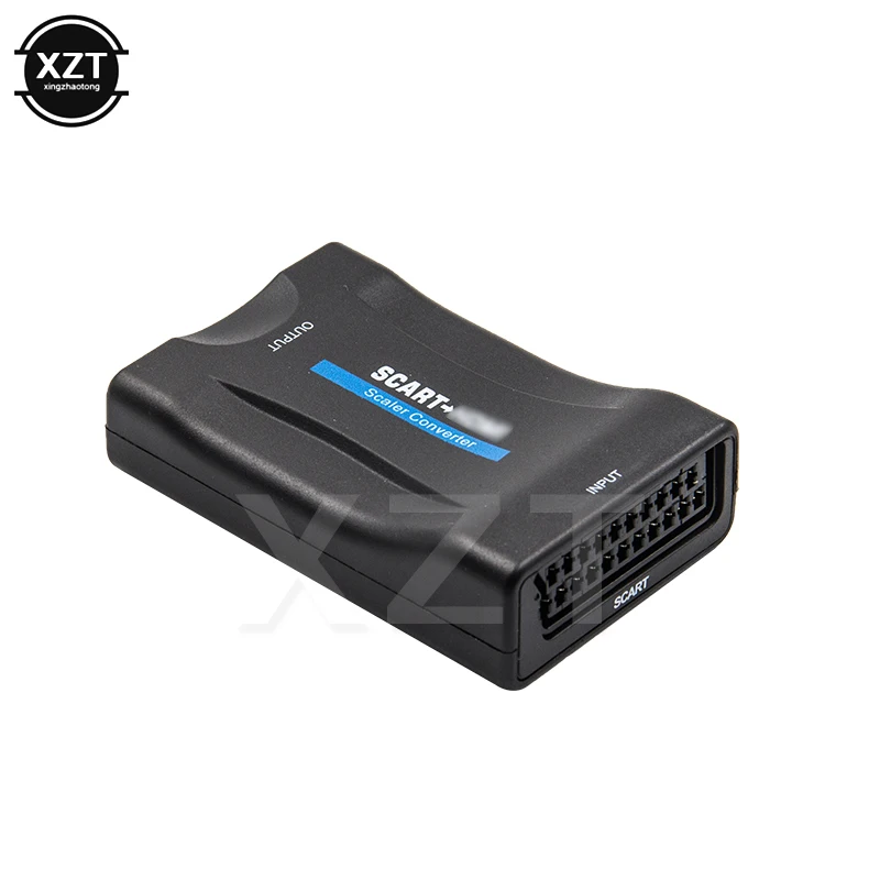 Преобразователь 1080P SCART в HDMI-совместимый преобразователь сигнала Видео Аудио