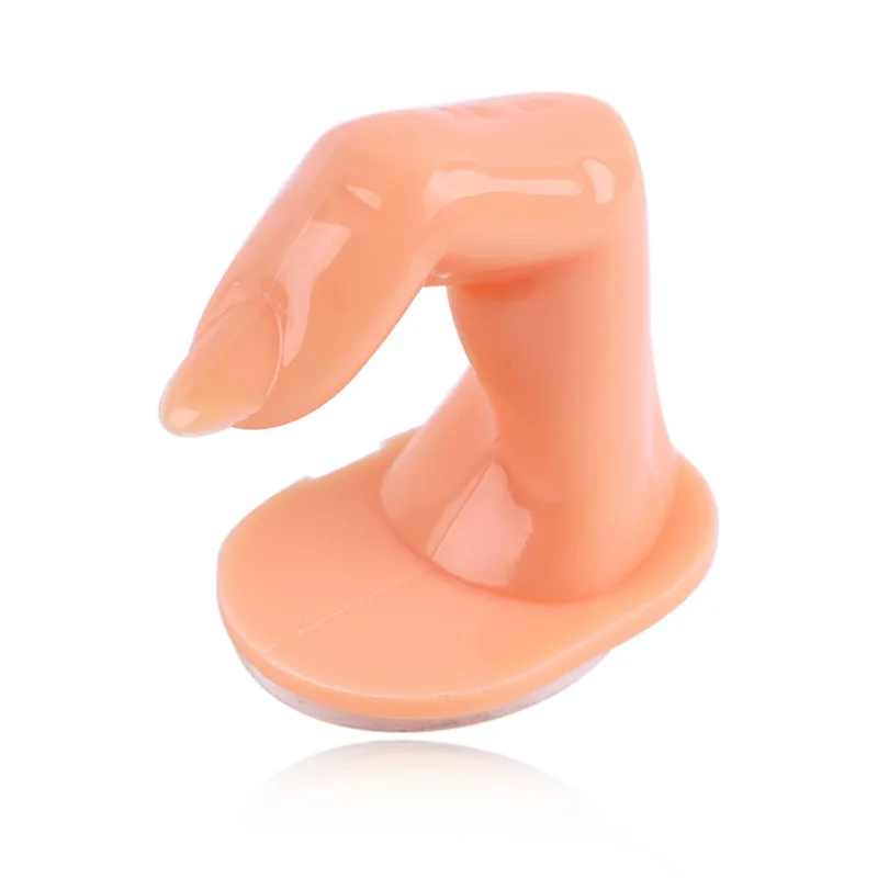 

Nail Practice Hand Display Fake Finger Model Realistic Shape Nail Art Training Tool with Or Without Nail Type for Nail Salon