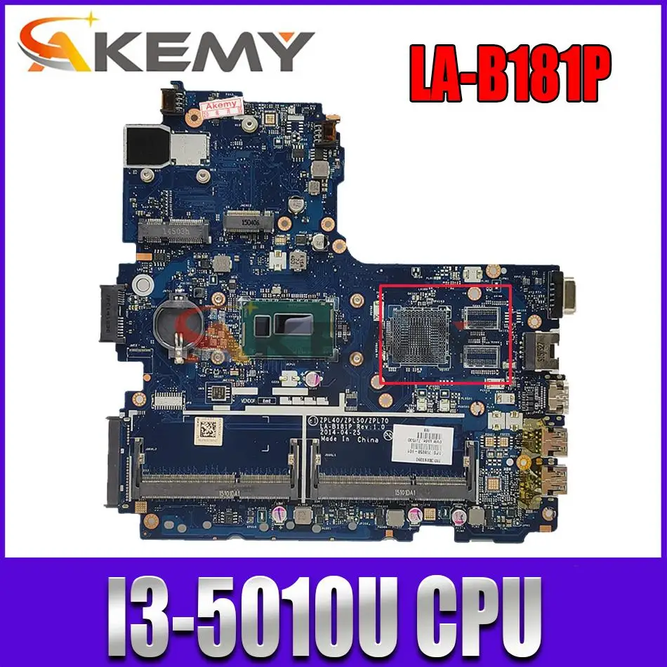 

Высококачественная материнская плата для ноутбука HP Probook 799551 G2 ZPL40/ZPL50/ZPL70 LA-B181P SR23Z I3-5010U DDR3L, полностью протестирована
