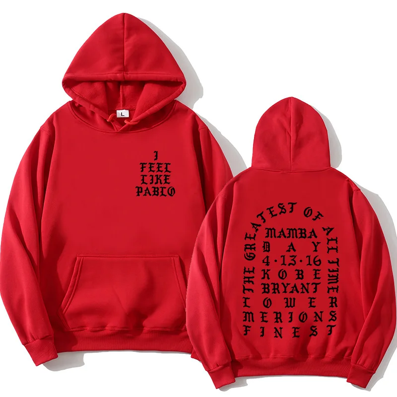 

dos homens Camisola hoodie Hip Hop streetwear Com Capuz hoodie do pabloSaint Pablo Tour Kanye West hoodie