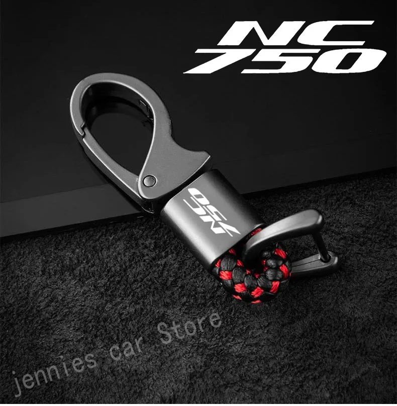 

For HONDA NC750X NC 750X NC750 X 2014-2021 Accessories Motorcycle keyRing metal leather key ring keychain With logo