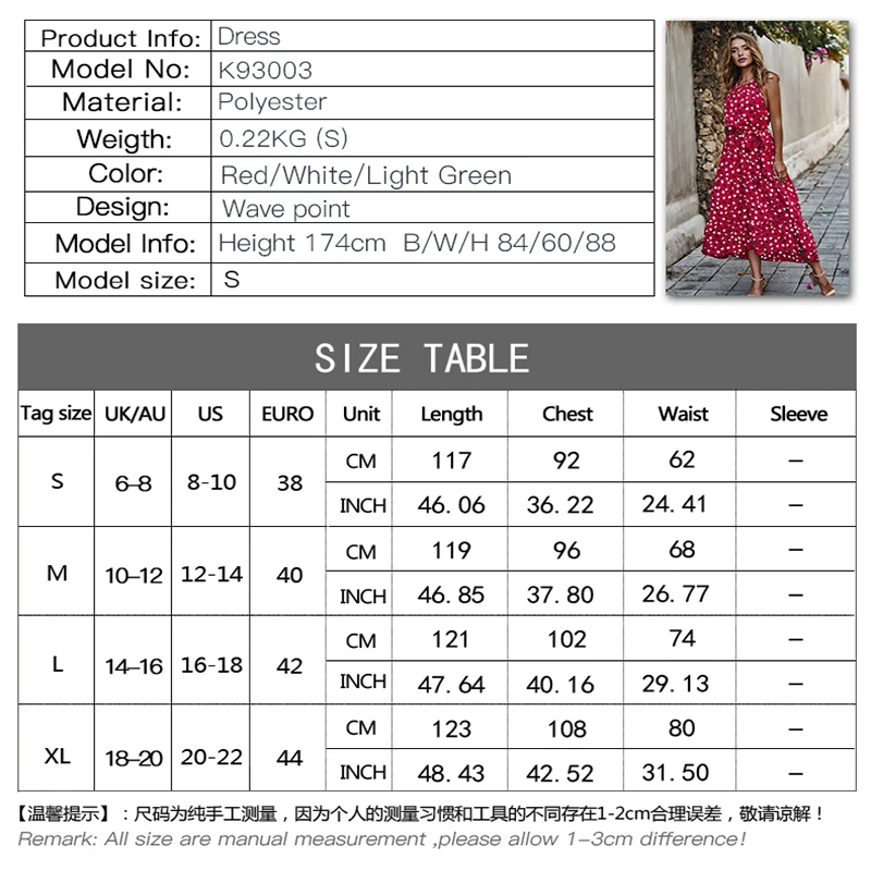 

2021 New O-neck sleeveless women's fashion Wave point holiday dress Ladie Splicing Long skirt Age reduction temperament Loose
