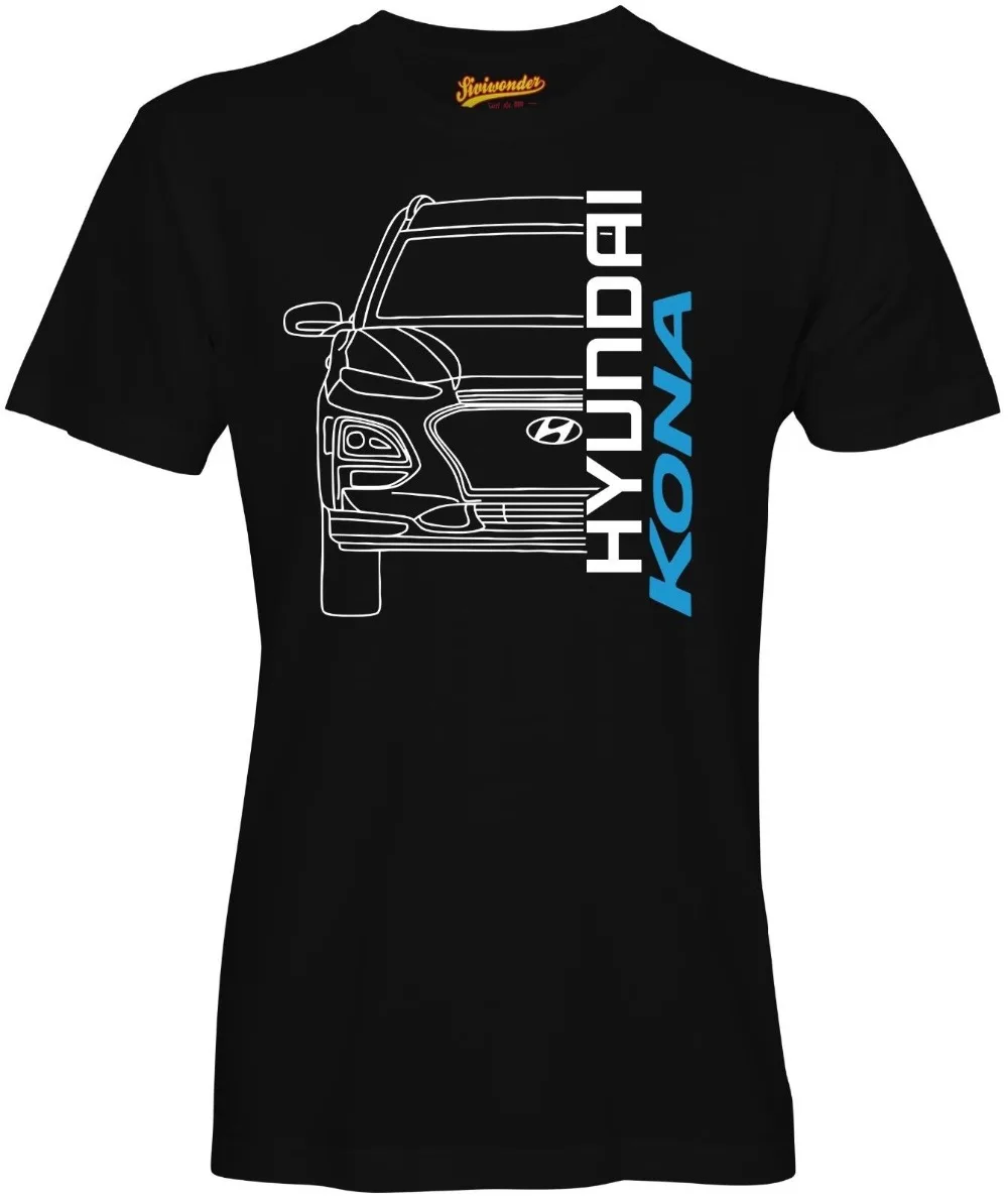 Футболка Hyun Kona Auto Suv 1 0 забавная Мужская модная хипстерская футболка из