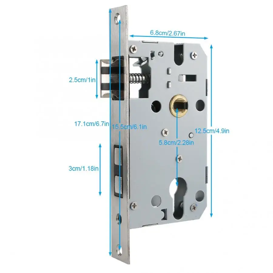 Замок дверной механический в европейском стиле ручка для домашней безопасности