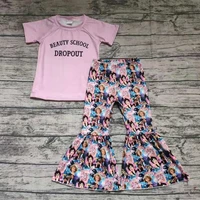 hot sale bluk wholesale kids clothing cheap china wholesale kids clothes set baby girls spring boutique outfit