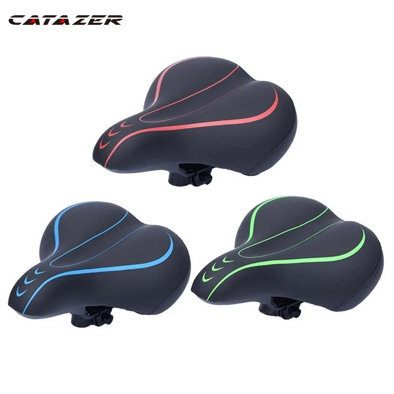 

Удобное амортизирующее простое велосипедное седло, Велосипедное Сиденье для женщин, мужчин, водонепроницаемое кожаное Велосипедное Сиден...