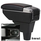 Подлокотник для Citroen C3 C4, центральный подлокотник, подлокотник для рук, центральный подлокотник для консоли, контейнер для хранения