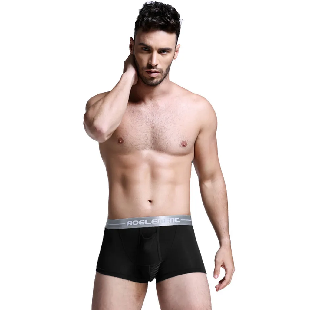

Gay Slip Homme Srting Underpants Men's Panties Breathe Underwear Separation Scrotum Physiological Underpants