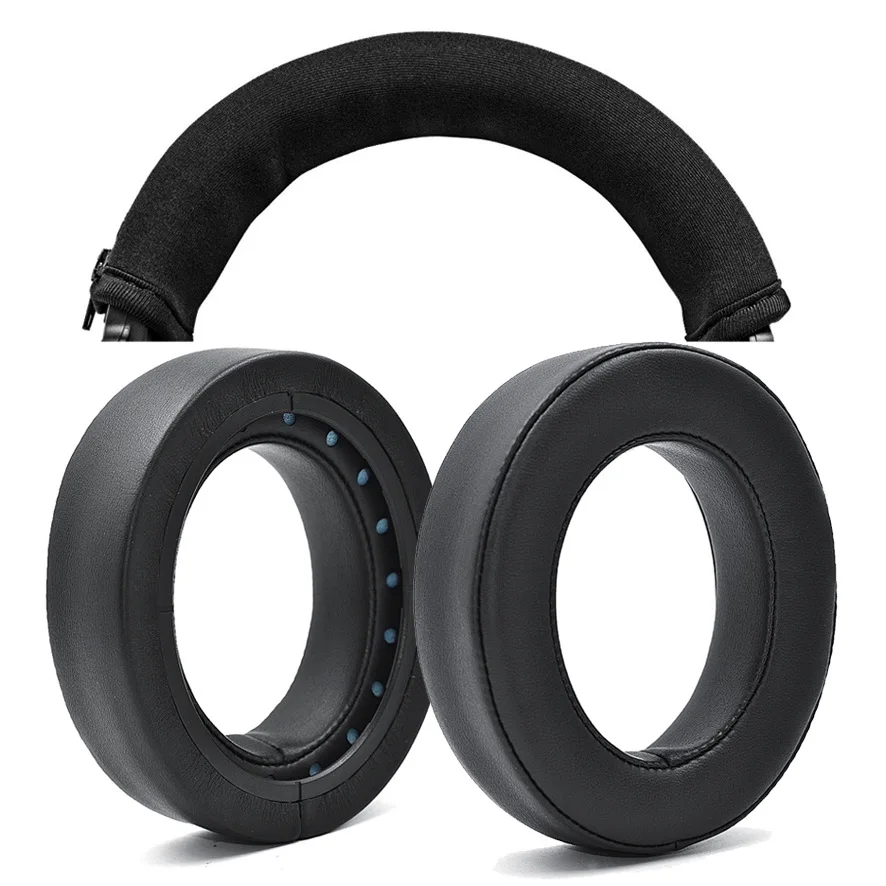Almohadillas de repuesto para auriculares CORSAIR HS50 HS60 HS70, funda protectora de cuero para auriculares, orejera y diadema