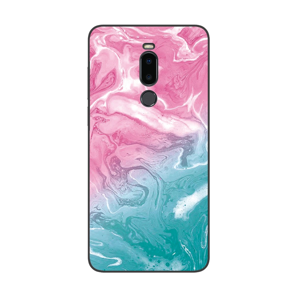 GUCOON силиконовый чехол для Meizu Note 8 Note8 6,0 дюймов Чехол Мягкий ТПУ защитный чехол для телефона с изображением волка Роза Цветы Чехол-бампер