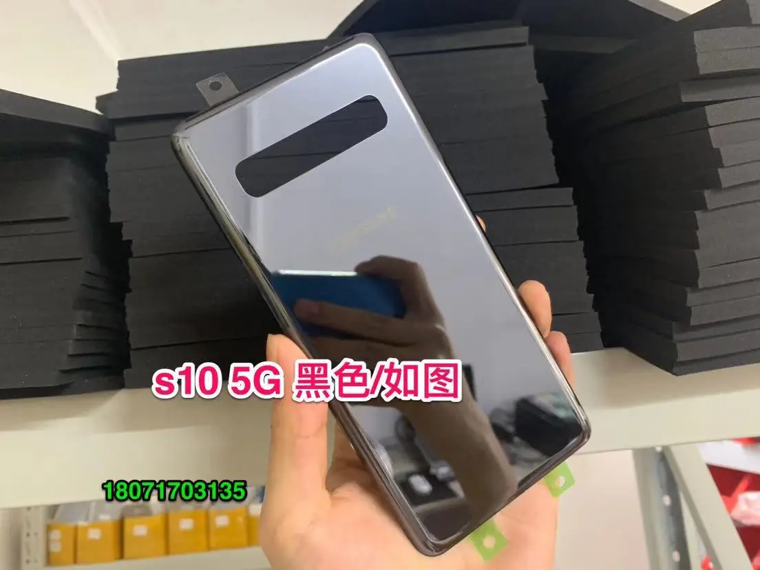 G977U Sam-sung снасти для выходного дня-axy s10 5G версия Батарея на заднюю крышку SM-G977N s10 5G версия сзади Стекло экран заднего Стекло чехол