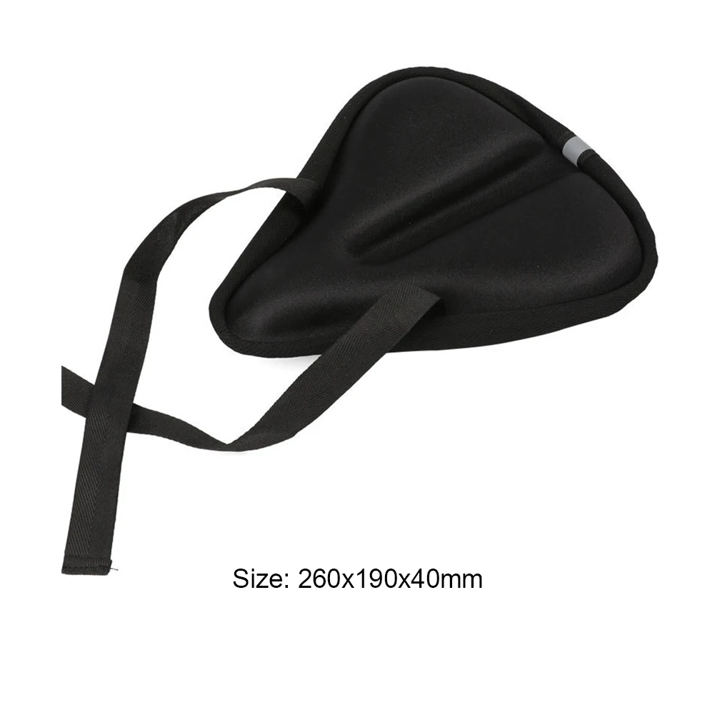 

MTB Mountain Bike Cycling Thickened Extra Comfort Ultra Soft Silicone 3D Gel Pad Cushion Cover Bicycle Saddle Seat