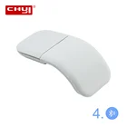 CHUYI Складная Bluetooth-мышь, бесшумная беспроводная мышь, дуга, сенсорный ролик, лазерная мышь, Ультратонкая мышь для ноутбука Macbook