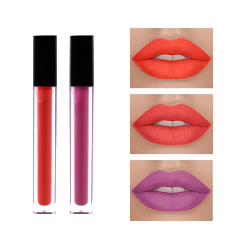 

Moisturizing Lip Gloss Liquid Velvet Matte Lipgloss Waterproof Long Lasting Nude Lip Stick Women Red Lips Tint Cosmetic Makeup