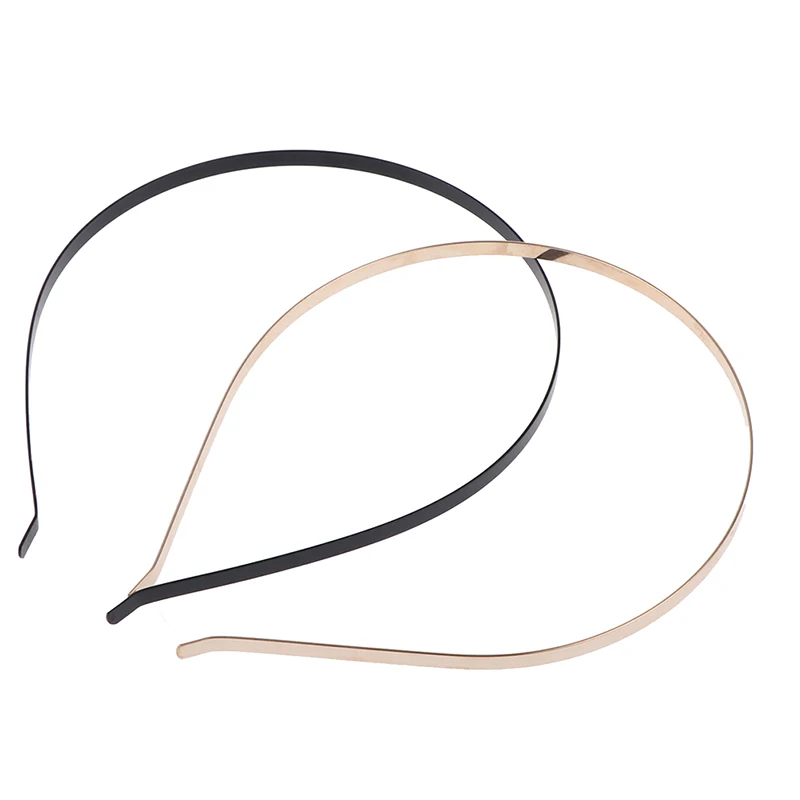 Plain Metal Hairband Decorative Headband for Girls Hair Band DIY Craft Hoop 3 Colors | Мать и ребенок