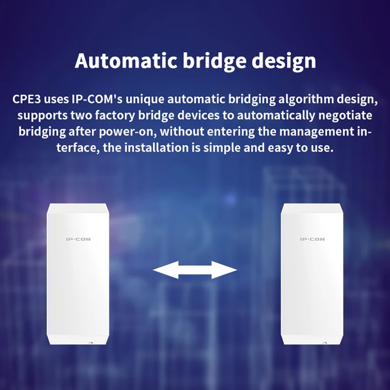 IP COM CPE3 2 4G 11n 300 Мбит/с наружный CPE беспроводной сетевой мост AP клиентский