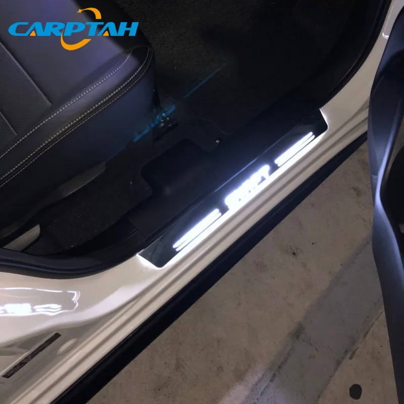 CARPTAH отделка педали автомобиля наружные части светодиодный порог Накладка дорожка динамический стример светильник для Suzuki Swift