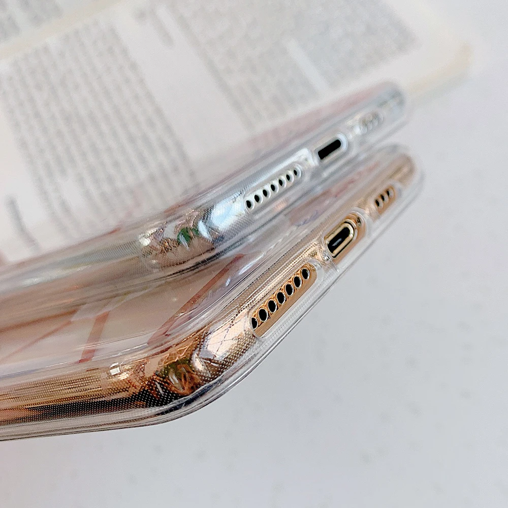 LOVECOM гальванический цветок лист геометрический чехол для телефона iPhone 11 Pro Max XR XS X