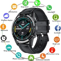 2021 smart watch phone full touch screen sport fitness watch ip67 waterproof bluetooth connection for android ios smartwatch men