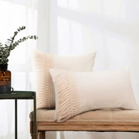 tassel cushion cover decorative pillowcase decor living room bedroom sofa cotton and linen handmade pillow covers 45x4530x50cm
