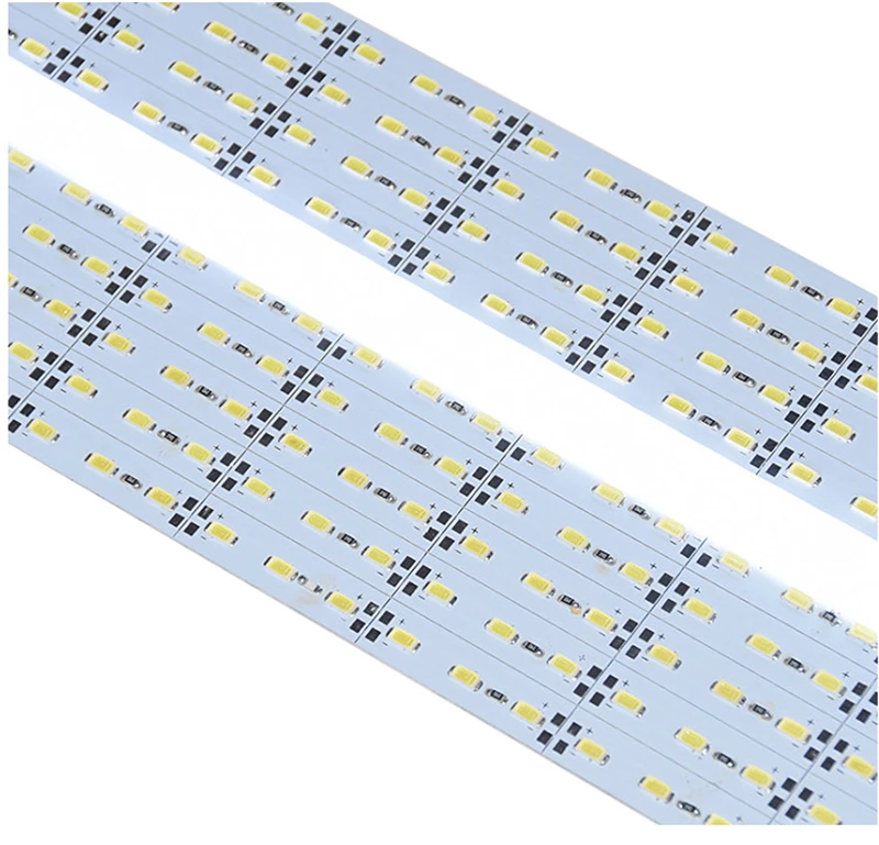 10 шт. SMD5630 5730 светодиодный светильник из алюминиевого сплава не водонепроницаемый 0,5 м 36 светодиодный/м DC 12 В светодиодный жесткий светильник
