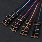 Ремешок для часов премиум класса Nato Zulu 20 мм, нейлоновый ремешок для часов 22 мм, сменный Браслет, ремешок для наручных часов, ремешок для наручных часов в стиле форта-удора Black Bay Nato