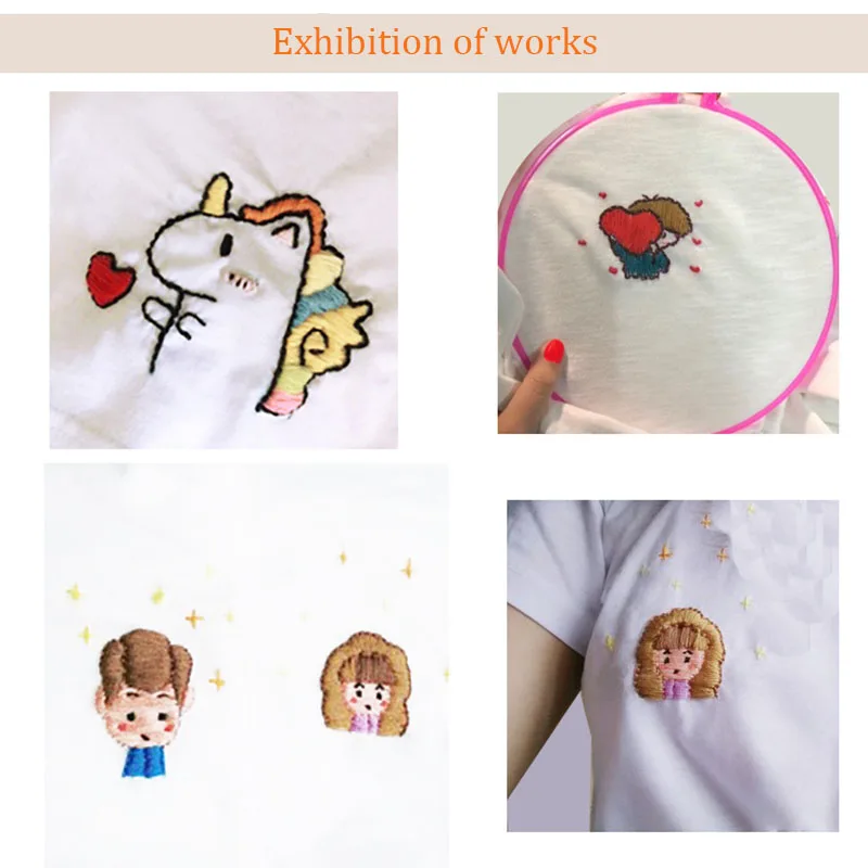 Набор разноцветных ниток для вышивки крестиком хлопок нить вышивания моток