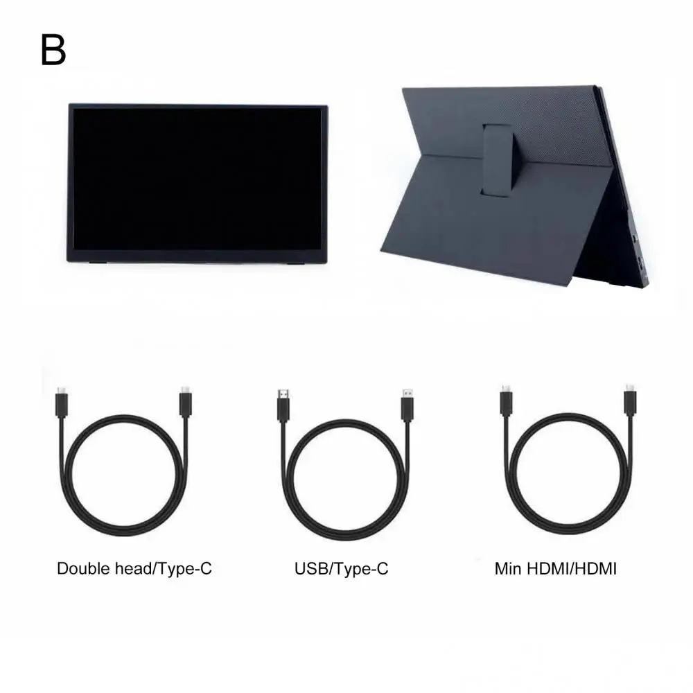 Портативный IPS-дисплей 15 6 дюйма 1080P HDMI-совместимый USB-C для ПК Xbox PS4 Switch | Компьютеры