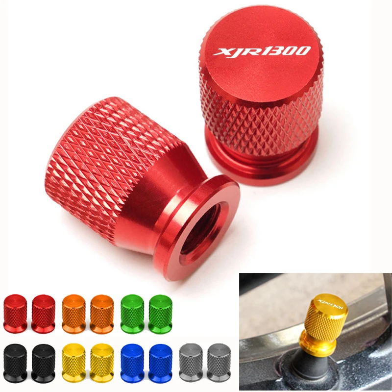 

XJR1300 FOR YAMAHA XJR 1300RACER 1998-2016 2015 2014 2013 2012 2011 2010 2000 1999 Wheel Tire Valve Stem Caps Airtight Covers